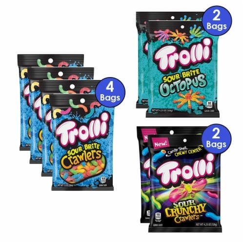 Trolli Sour Gummy Vairety Pack Perspective: front