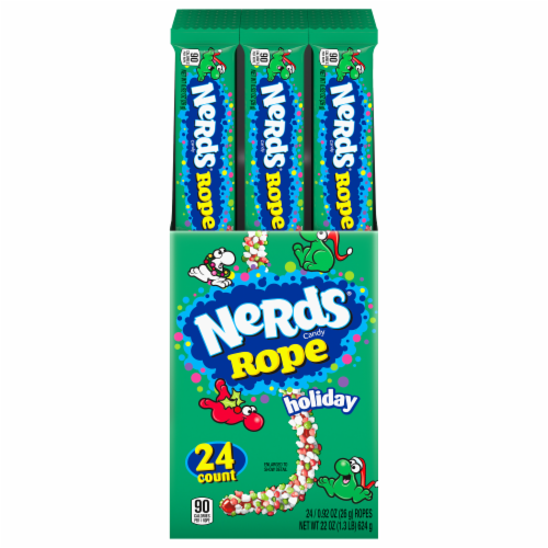 Nerds® Holiday Soft & Chewy Candy Ropes Perspective: front