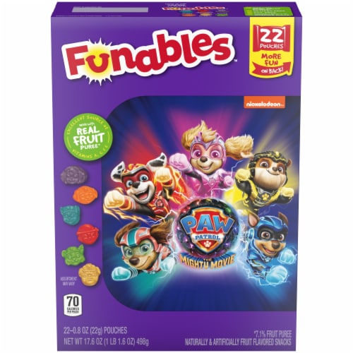 Funable Paw Patrol Fruit Snacks Perspective: front