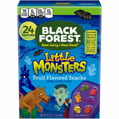 Black Forest® Little Monsters Fruit Snacks Perspective: front