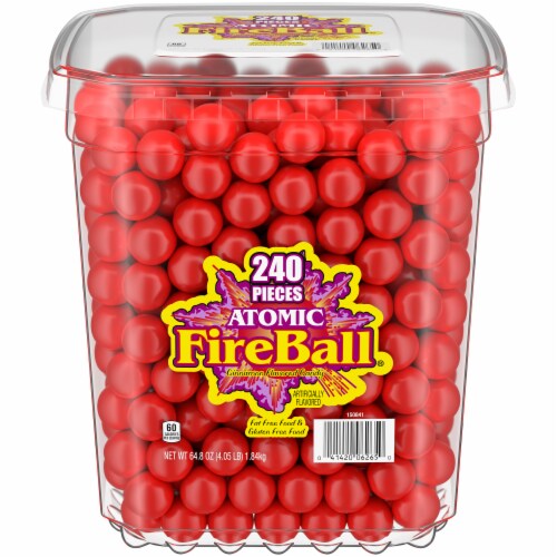 Atomic FireBall Cinnamon Flavored Candy Perspective: front