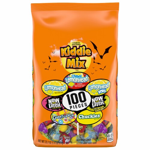 Lemonhead Kiddie Mix® Halloween Candy Perspective: front