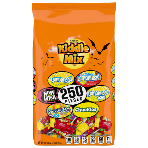 Kiddie Mix Assorted Halloween Candy Perspective: front