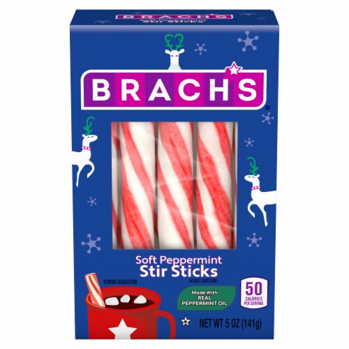 Brach's® Holiday Soft Peppermint Stir Sticks Perspective: front