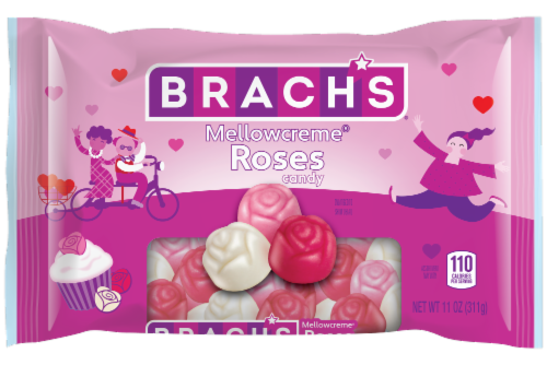 Brach's® Valentine's Mellowcreme® Roses Candy Perspective: front
