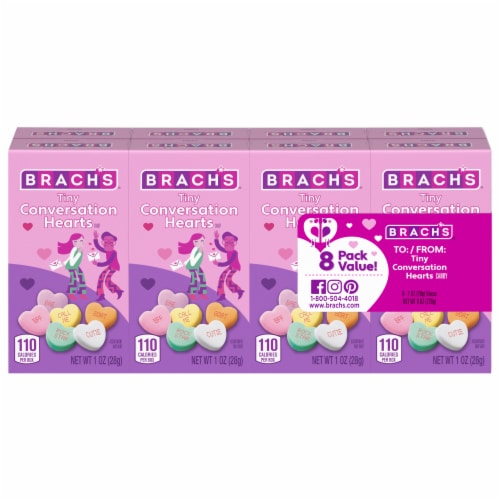 Brach's® Tiny Conversation Hearts Candy, 8 ct / 1 oz - Smith's Food and Drug