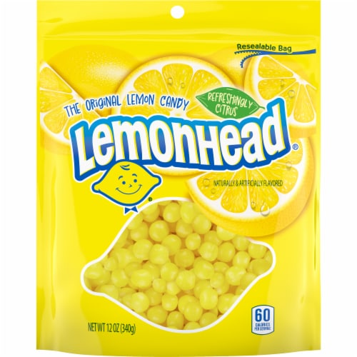 Lemonhead® Original Lemon Candy Bag Perspective: front
