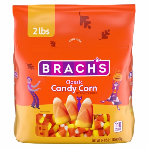 Brach's® Halloween Candy Corn Stand Up Bag Perspective: front