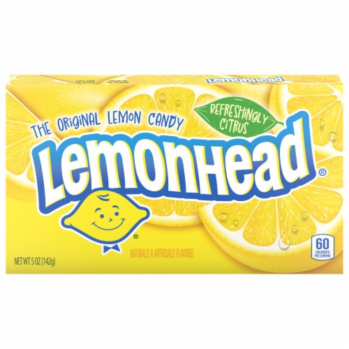 Lemonhead® Original Lemon Candy Theater Box Perspective: front