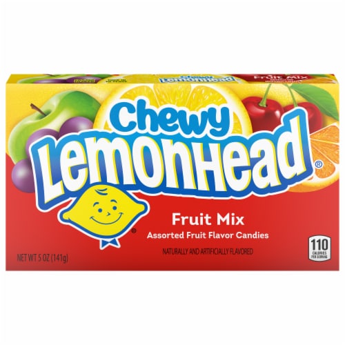 Lemonhead® Fruit Mix Chewy Candy Theater Box Perspective: front