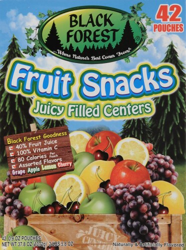 Black Forest Juice Filled Fruit Snacks Perspective: front