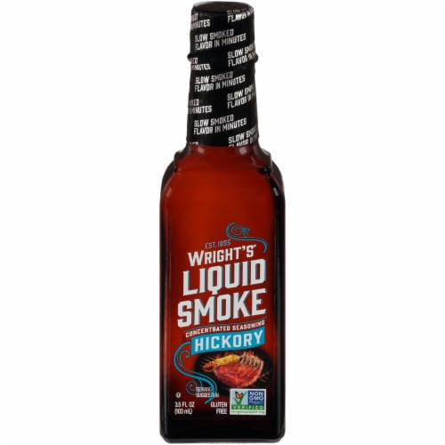 🔥🍖🔥Wright's® Hickory Concentrated Seasoning Liquid Smoke 32 fl. oz. Jug