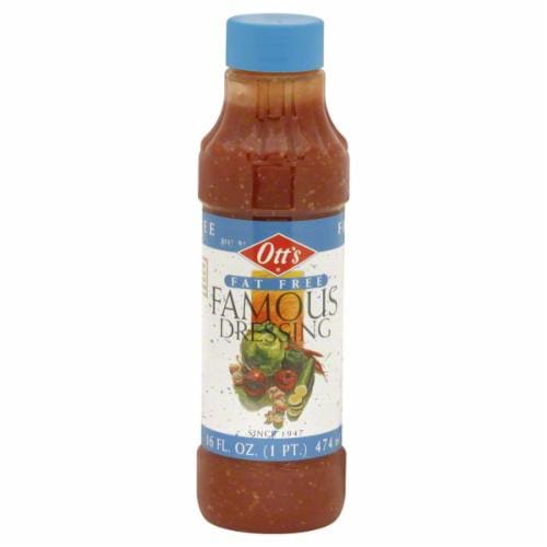 Ott's Fat Free Famous Salad Dressing Perspective: front