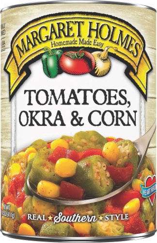 Margaret Holmes Tomatoes Okra and Corn Perspective: front