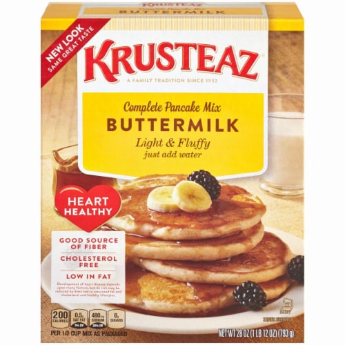 Krusteaz Heart Healthy Buttermilk Pancake Mix Perspective: front
