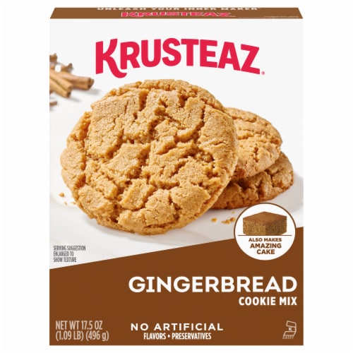 Krusteaz® Bakery Style Gingerbread Cookie Mix Perspective: front