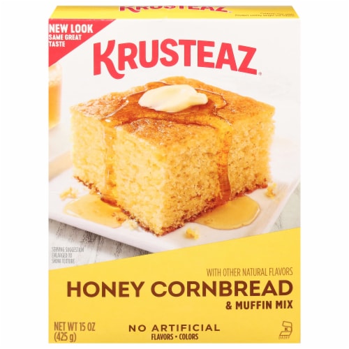 Krusteaz® Honey Cornbread and Muffin Mix Perspective: front