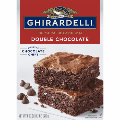 Ghirardelli® Double Chocolate Brownie Mix Perspective: front