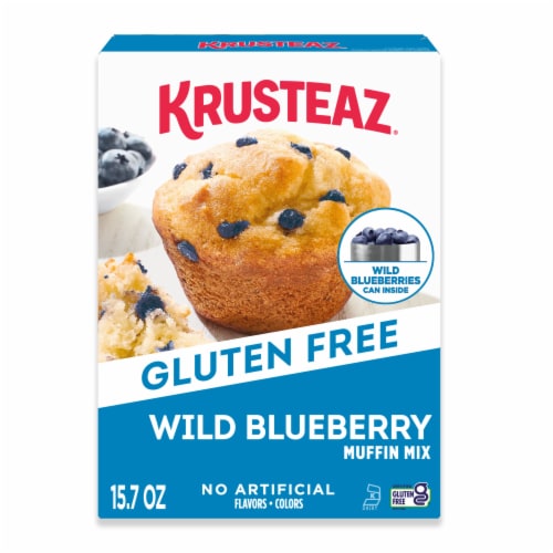 Krusteaz® Gluten Free Blueberry Muffin Mix Perspective: front