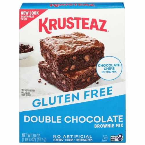 Krusteaz® Gluten Free Double Chocolate Brownie Mix Perspective: front