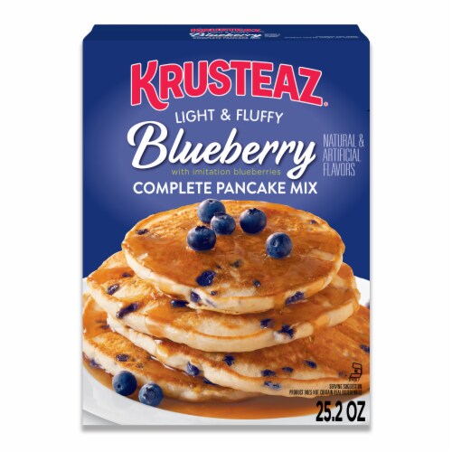 Krusteaz® Blueberry Complete Pancake Mix Perspective: front