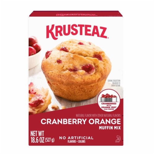 Krusteaz® Cranberry Orange Muffin Mix Perspective: front