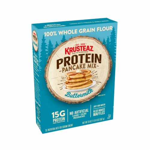Krusteaz® Buttermilk Protein Pancake & Waffle Mix Perspective: front