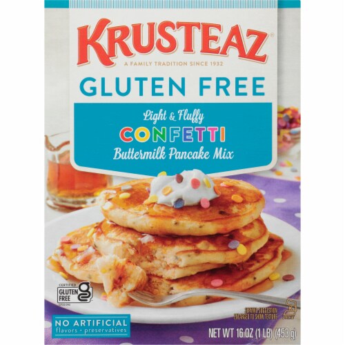 Krusteaz® Gluten Free Confetti Buttermilk Pancake Mix Perspective: front