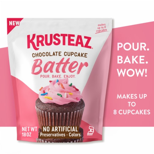 Krusteaz® Chocolate Cupcake Batter Perspective: front