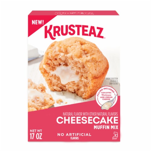 Krusteaz® Cheesecake Muffin Mix Perspective: front