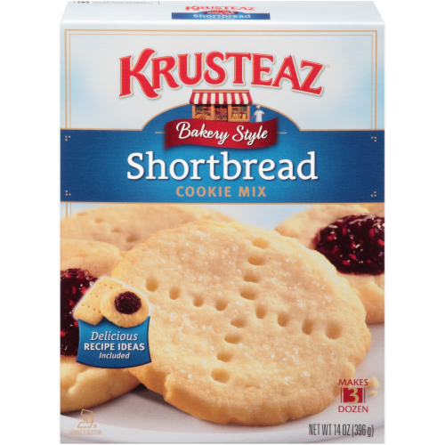 Krusteaz Shortbread Cookie Mix Perspective: front