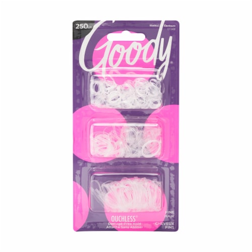 Goody® Ouchless® Clear No-Metal Elastics, 250 ct - Kroger