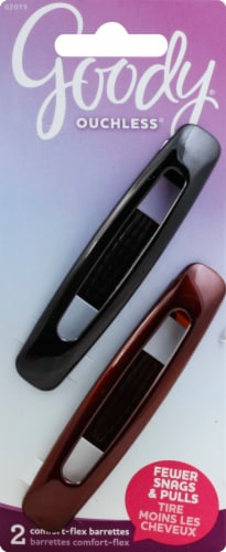Goody Ouchless Comfort-Flex Barrettes Perspective: front