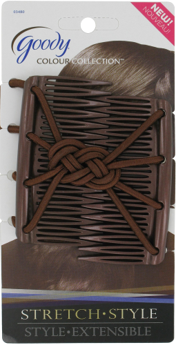 Goody Color Collection Updo Stretch Combs Perspective: front