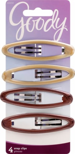 Goody Oval Contour Snap Clips Perspective: front