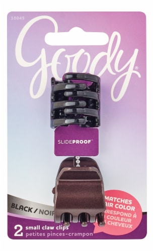 Goody Colour Collection Stay Put Black Mini Claw Clip Perspective: front