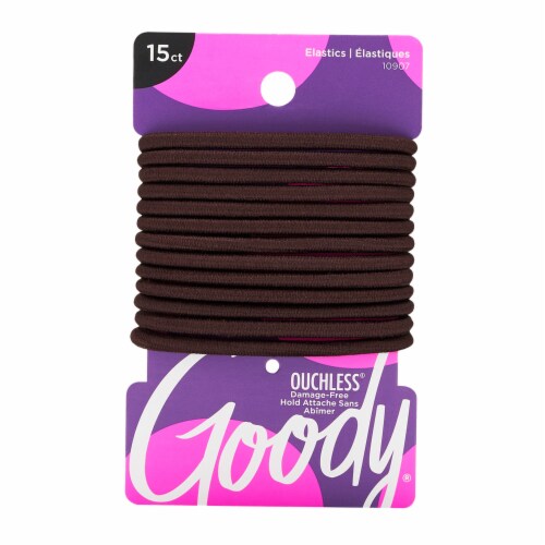 Goody® Ouchless Brown Elastics Perspective: front