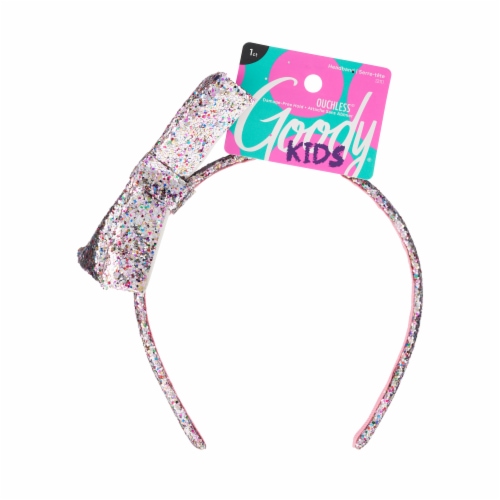 Goody Girls Glitter Bow Headband Perspective: front