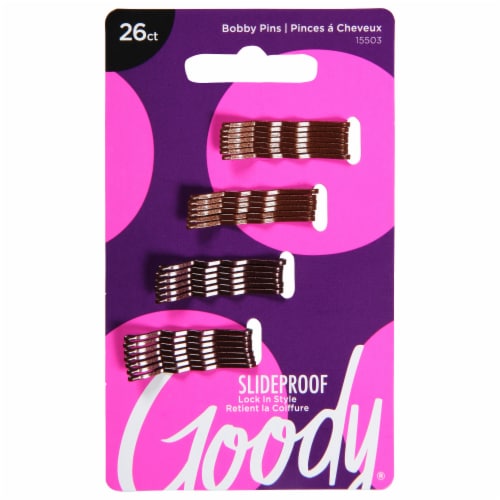 Goody® Brown Bobby Pins, 26 ct - Kroger