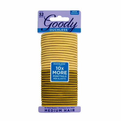 Goody® Ouchless® Beach Blonde Medium Hair Elastics Perspective: front