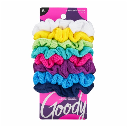 Goody Neon Jersey Scrunchies Perspective: front
