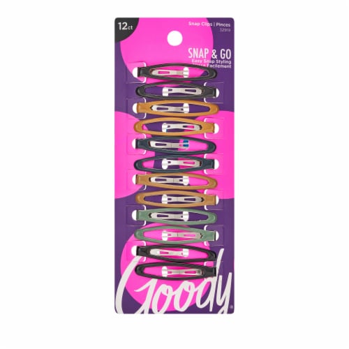 Goody® Snap & Go Snap Hair Clips, 12 pk - Kroger