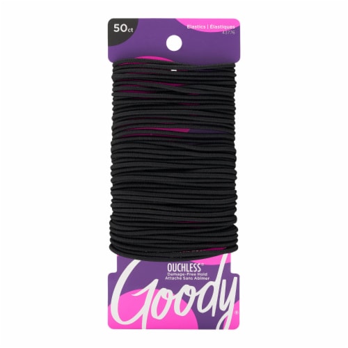 Goody Ouchless Black Elastics Perspective: front