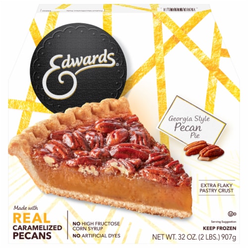 Edwards Desserts Signature Georgia Style Pecan Pie Perspective: front
