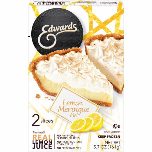 Edwards® Lemon Meringue Pie Slices Perspective: front