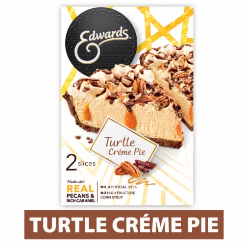 Edwards® Turtle Creme Pie Slices Perspective: front
