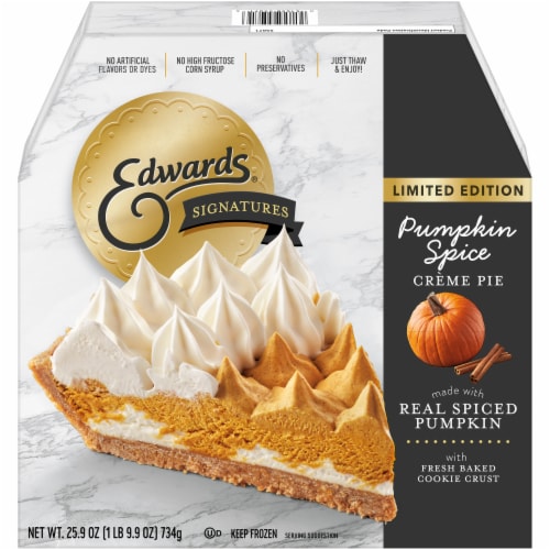 Edwards Signatures Limited Edition Pumpkin Spice Creme Pie Perspective: front