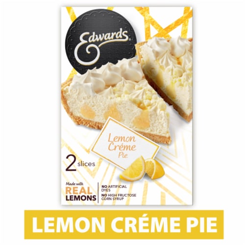 Edwards Signature Singles Desserts Lemon Crème Two Slices