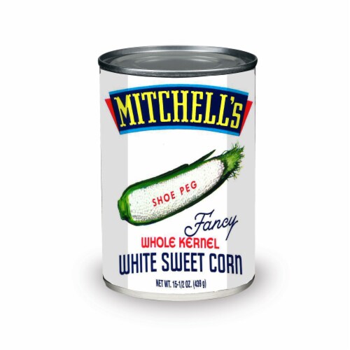 Mitchell's Shoe Peg Whole Kernel White Sweet Corn Perspective: front