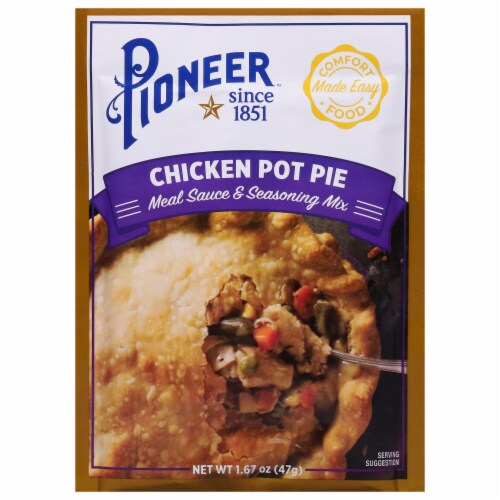 Pioneer™ Chicken Pot Pie Meal Sauce and Seasoning Mix Perspective: front